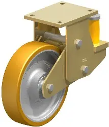 Produktfoto 1 von BSFE-GTH 250K BLICKLE Stahlgeschweißte Schwerlast-Bockrolle mit PU-Feder