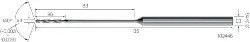 Produktfoto 1 von 2.CFS.30075.1 CrazyDrill Flex VHM RIP 30xd, Stahl, 0,75mm MIKRON