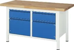 Produktfoto 1 von 03-8466I2-157R4S.11 Werkbank BASIC-8 - 8466I - BF B1500xT700xH840 mm