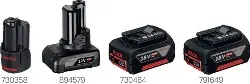 Produktfoto 1 von 1600A002U5 Akku 18 V, 5.0 Ah Li-Ion GBA 18V 5.0 Ah - BOSCH -