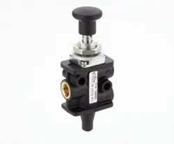 Produktfoto 1 von 03042502 3/2-WV-NC G1/8 Knopf 2-Stell