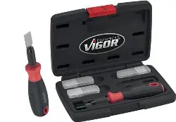 Produktfoto 1 von V6030 Schaber-Satz. 16-tlg. - VIGOR -