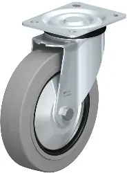 L-POEV 200XR-SG-FA BLICKLE Stahlblech-Lenkrolle, mittelschwere Ausführung