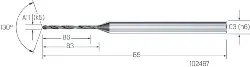 2.CD.120175.IN CrazyDrill SST VHM RIP 12xd, Inox, 1,75mm MIKRON