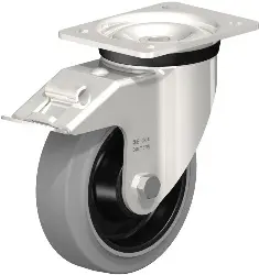 Produktfoto 1 von LKX-POEV 160KD-FI-SG BLICKLE Edelstahl-Schwerlast-Lenkrolle