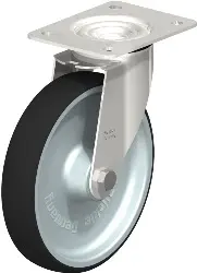 Produktfoto 1 von LEX-PATH 200XR BLICKLE Edelstahl-Lenkrolle mit Anschraubplatte