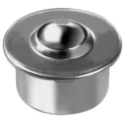 Produktfoto 1 von 65433045 Kugelrolle mit Stahlblechgehäuse Ausf. A Kugeldrm.: 45mm