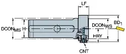 C3NC300008018A20 SANDVIK COROMANT CAPTO-Spanneinheiten