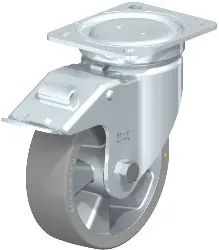 Produktfoto 1 von LU-ALTH 160K-FI-AS BLICKLE Stahlblech-Lenkrolle, schwere, geschlossene Ausf.