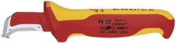 Produktfoto 1 von 98 55 KNIPEX-VDE-Kabelmantelmesser