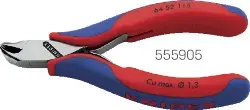 Produktfoto 1 von 64 52 115 KNIPEX-Elektronik-Schräg- schneider, 60° abgewink. Kopf