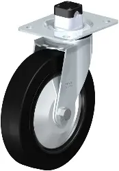 Produktfoto 1 von LE-POEV 200XR-CS11-FA BLICKLE Stahlblech-Lenkrolle mit Anschraubplatte
