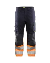 Produktfoto 1 von 148815138953 Multinorm Arbeitshose Inhärent Navy/Orange C46