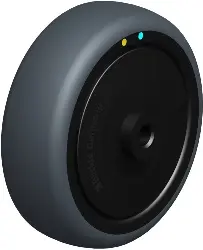 Produktfoto 1 von TPA 102/8KD-ELS-FK BLICKLE Rad mit thermoplastischem Gummi-Laufbelag