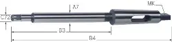 Produktfoto 1 von TUH1100902 Halter für Rückwärtssenker Typ TUH/MK 9,0x11,0 mm BILZ
