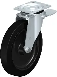 L-POEV 250XR-3-ST BLICKLE Stahlblech-Lenkrolle, mittelschwere Ausführung