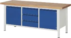 Produktfoto 1 von 03-8569I2-207R4S.11 Werkbank BASIC-8 - 8569I - BF B2000xT700xH840 mm