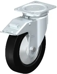 LU-POEV 200R-FI-FA BLICKLE Stahlblech-Lenkrolle, schwere, geschlossene Ausf.