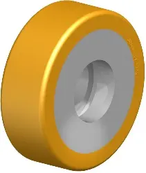 RK-HTH 082X050/47X13-50-Z BLICKLE Gabelhubwagen-Rolle mit PU-Laufbelag Extrathane