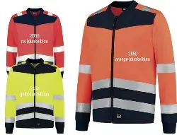 Produktfoto 1 von 403021REDINKM Warnschu. Softshelljacke Bicol rot/dunkelblau M -TRICORP-