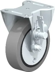 Produktfoto 1 von B-GEV 160K-TML-SG BLICKLE Bockrolle mit Totmannbremse
