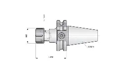 Produktfoto 1 von 69871.40AD-CC.ER32.070 DIN 69871 Spannzange - ER 69871.40AD-CC.ER32.070