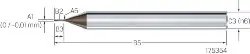 Produktfoto 1 von 2.CMT35.C1Z4.080.1 CrazyMill Hexalobe 5,0xd, HRSA, Z4, 0,80 MIKRON