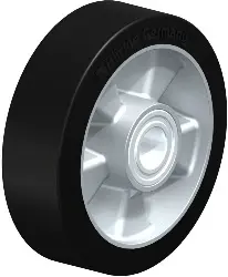 Produktfoto 1 von ALEV 160/25K BLICKLE Schwerlast-Rad mit Elastik-Vollgummireifen EasyRoll