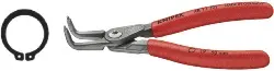 Produktfoto 1 von 48 21 J11 KNIPEX-Sicherungsringzange abgewinkelt, für Innenringe