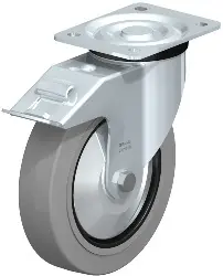 Produktfoto 1 von L-POEV 200XR-FI-SG-FA BLICKLE Stahlblech-Lenkrolle, mittelschwere Ausführung