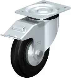 Produktfoto 1 von L-VWPP 160R-FI-FA BLICKLE Stahlblech-Lenkrolle, mittelschwere Ausführung