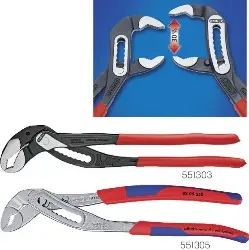 Produktfoto 1 von 88 01 250 KNIPEX-Wasserpumpenzange, schwarz m. poliertem Kopf