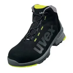 Produktfoto 1 von 8545841 UVEX Stiefel, S2 SRC, schwarz/silber/lime, W11, Gr. 41