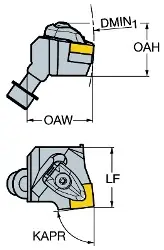 S12R820XLR40DSYN15 SANDVIK Einbauhalter