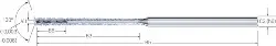 2.CFI.30120.IK.1 CrazyDrill Flex-SST VHM RIP 30xd, Inox, IK, 1,20mm MIKRON