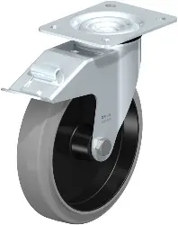 Produktfoto 1 von LE-POEV 201XR-FI-SG BLICKLE Stahlblech-Lenkrolle mit Anschraubplatte