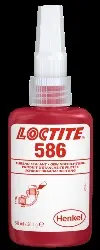 135503 LOCTITE 586, Anaerobe Gewindedichtung, hochfest, Farbe: rot, 50ML Flasche