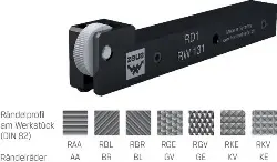 Produktfoto 1 von 31002707 Rändelformwerkzeuge RD 1 o.R. 131-12R 3 - 50 ZEUS