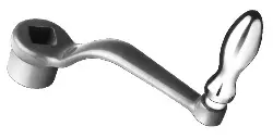 Produktfoto 1 von 66822500 Handkurbel DIN468 Tg mit drehbarem Ballengriff Länge 250mm