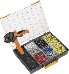 Produktfoto 1 von 485803 Crimp-Set Aderendhülsen mit Crimpzange PZ 6roto, 0,5-6 qmm