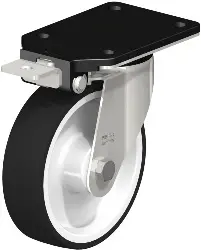 Produktfoto 1 von LEX-POTH 160XR-IS BLICKLE Edelstahl-Lenkrolle mit Anschraubplatte