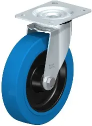 Produktfoto 1 von LE-POEV 200XR-SB BLICKLE Stahlblech-Lenkrolle mit Anschraubplatte