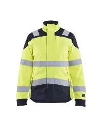 Produktfoto 1 von 496915123389 Damen Multinorm Jacke Inhärent HighVis Gelb/Navy XXXL