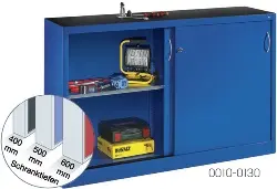 Produktfoto 1 von 2056-09 Schiebetürschrank 7035 H1000xB1200xT500mm