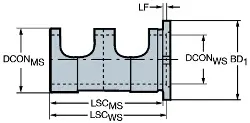Produktfoto 1 von 4162L2532 SANDVIK Exzentrische Spannhülse für CoroDrill