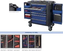 Produktfoto 1 von 7901-991 Werkstattwagen 7SL, bestückt Bestückung 1