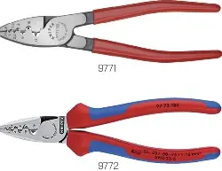 Produktfoto 1 von 97 71 180 KNIPEX-Aderendhülsenzange