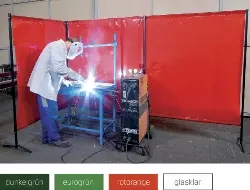 Produktfoto 1 von 10003020 Industrie-Schutzwand TransEco BxH (2050x1870 mm), glasklar