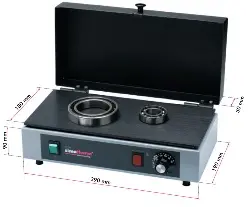 Produktfoto 1 von HPS 380X180 SIMATEC Elektrische Anwärmplatte