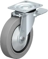 Produktfoto 1 von L-POEV 200XR-ST-SG-FA BLICKLE Stahlblech-Lenkrolle, mittelschwere Ausführung
